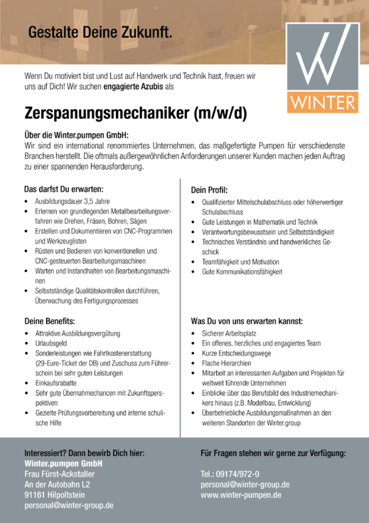 Ausbildung-Zerspanungsmechaniker